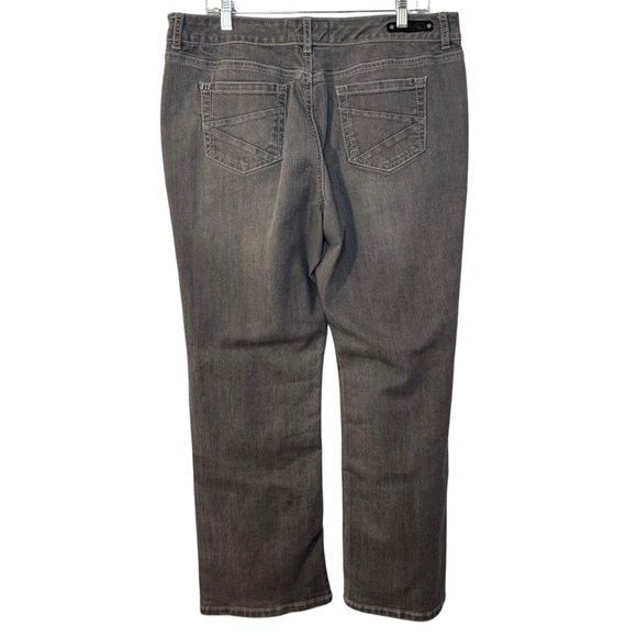 Ruff Hewn Classic Boot Cut Grey Wash denim jeans Womens 16 - Picture 2 of 12